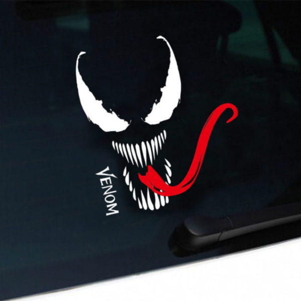 Vinyl Sticker Venom With Tongue Printability 1797